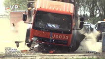 Truck Barrier Crash Test