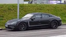 2020 Porsche Mission E spy photo