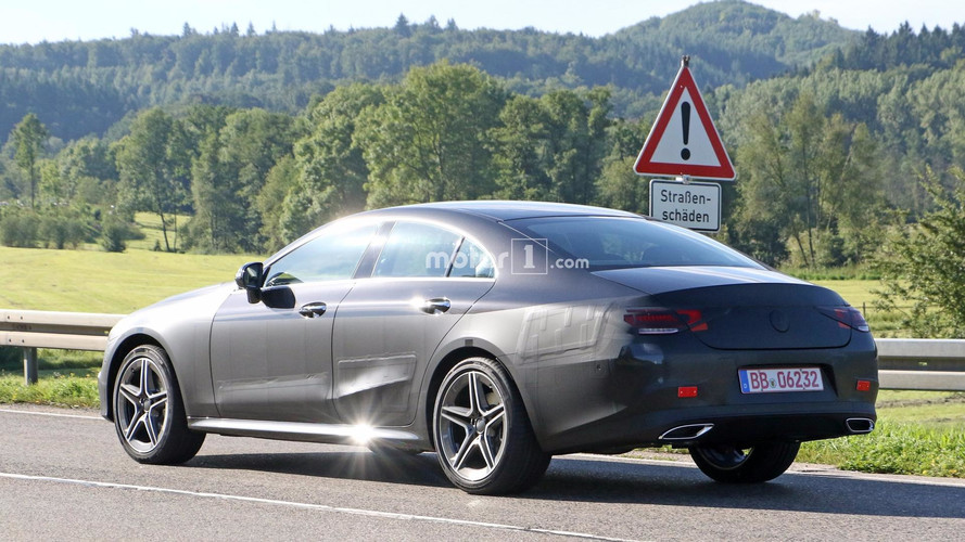 Yeni 2018 Mercedes CLS casus fotoğrafları