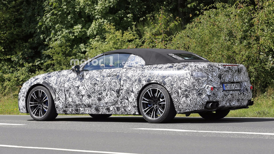 BMW M8 Convertible spy photo