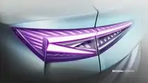 Skoda Enyaq iV: Skizze der Rückleuchten