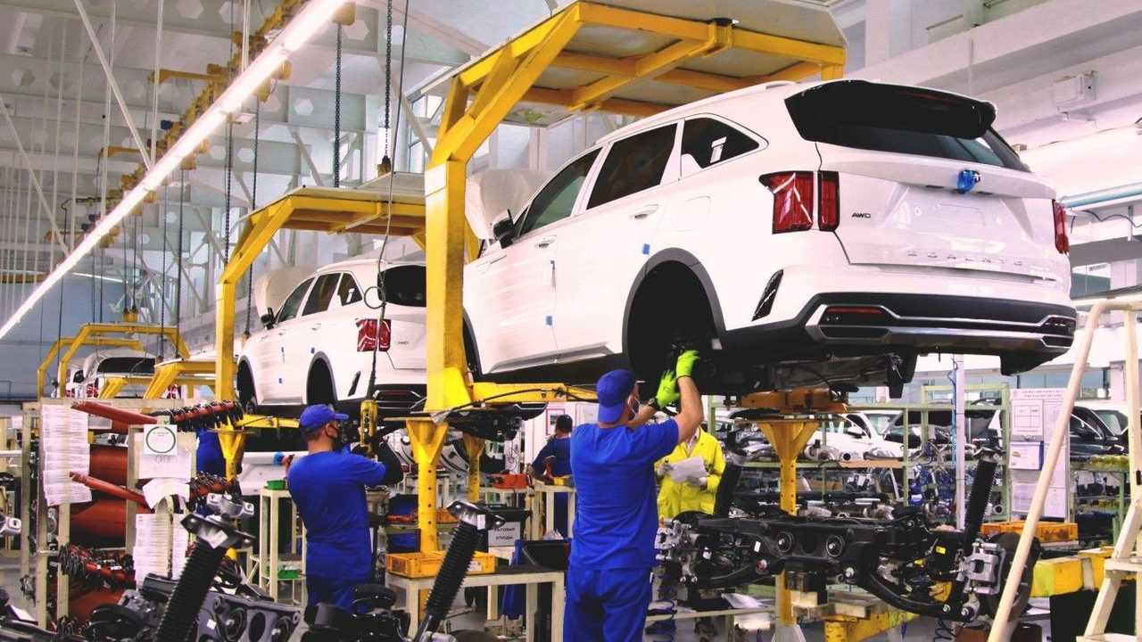 Производство нового Kia Sorento в России