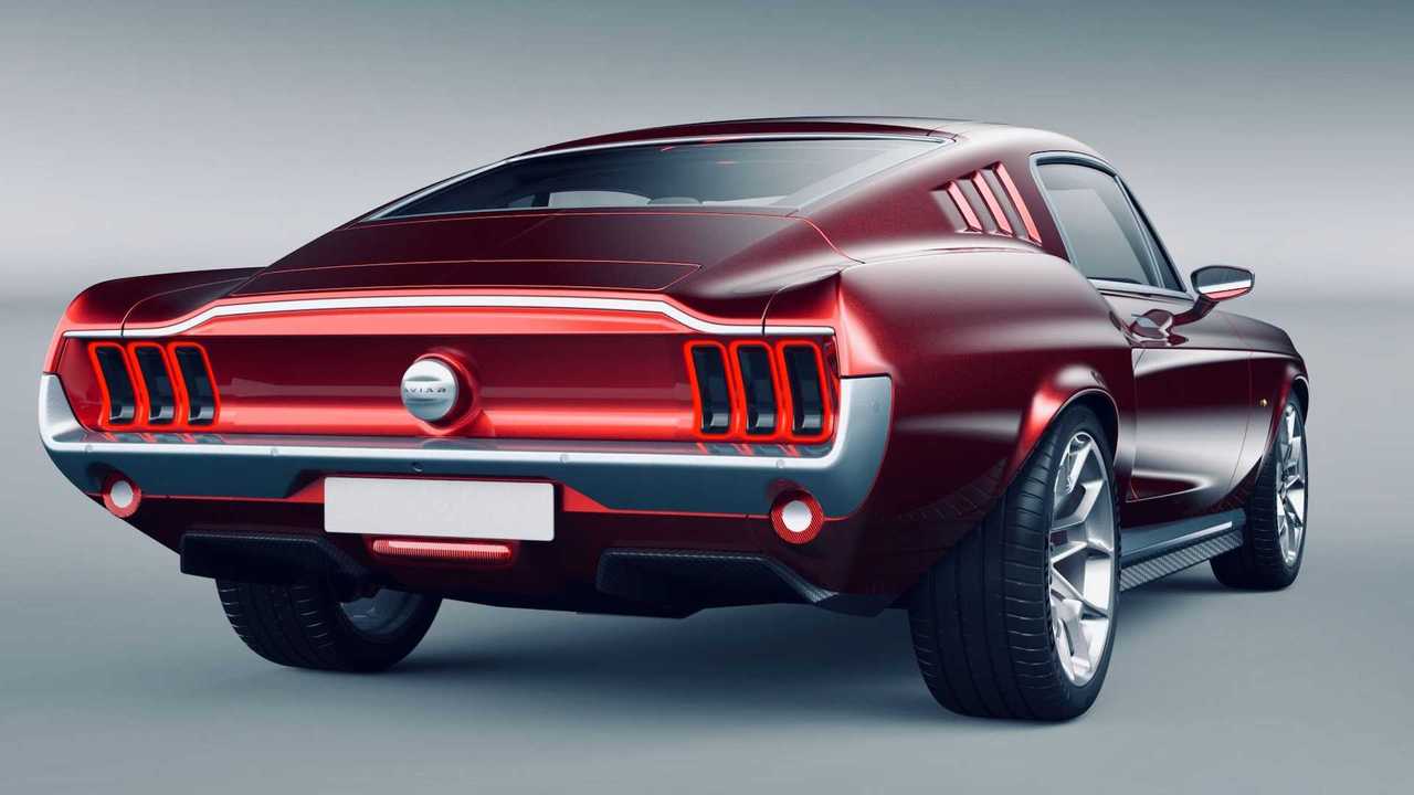 Aviar R67 All-Electric Mustang Concept: quarto posteriore