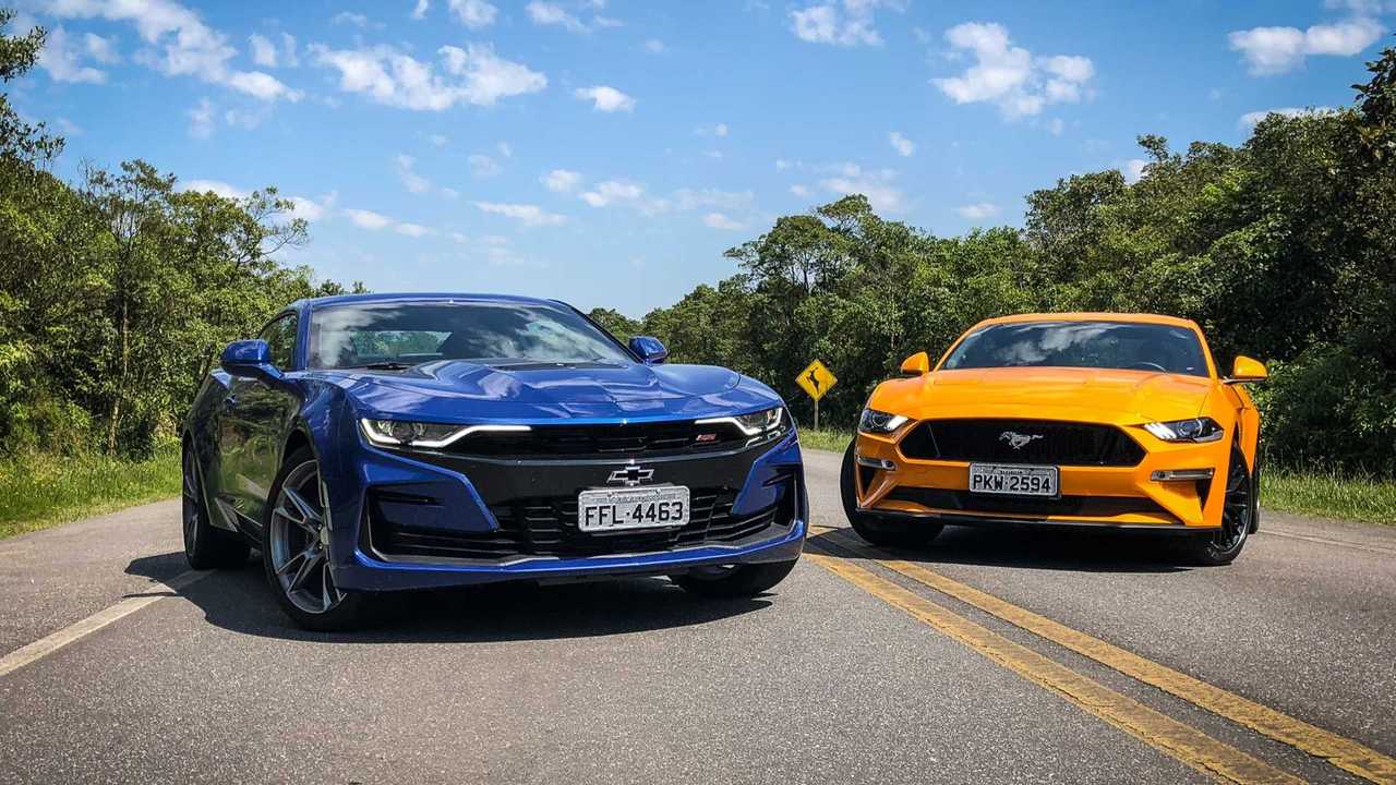 Comparativo: Camaro 2019 x Mustang