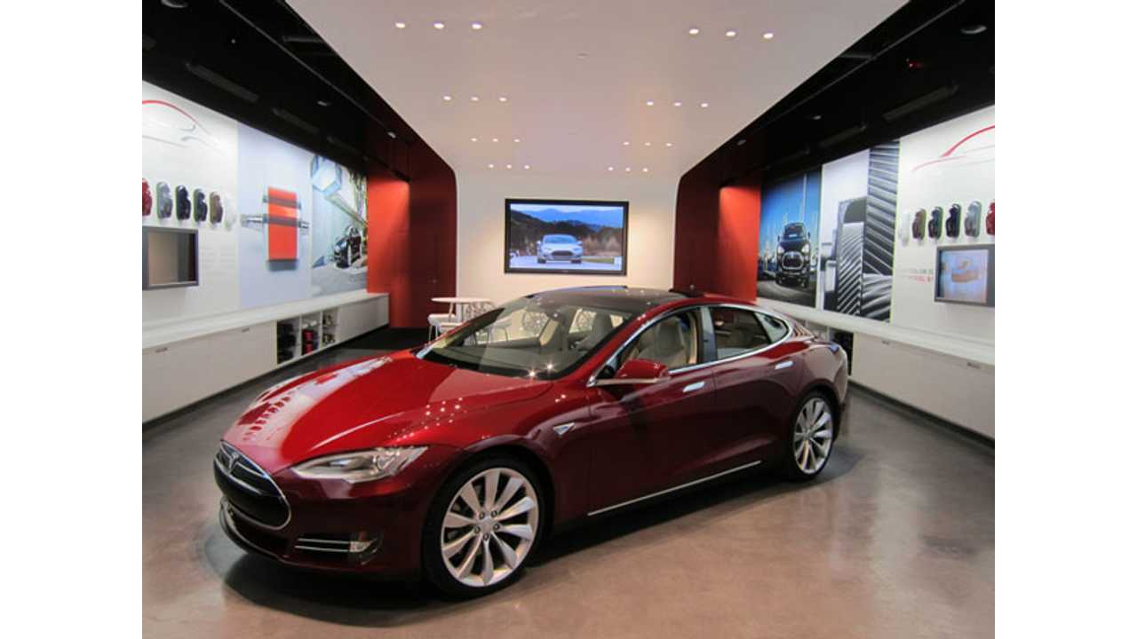 Typical Tesla Store