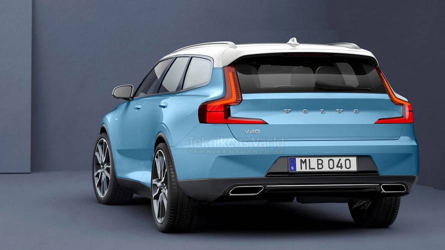 2020 Volvo V40 render