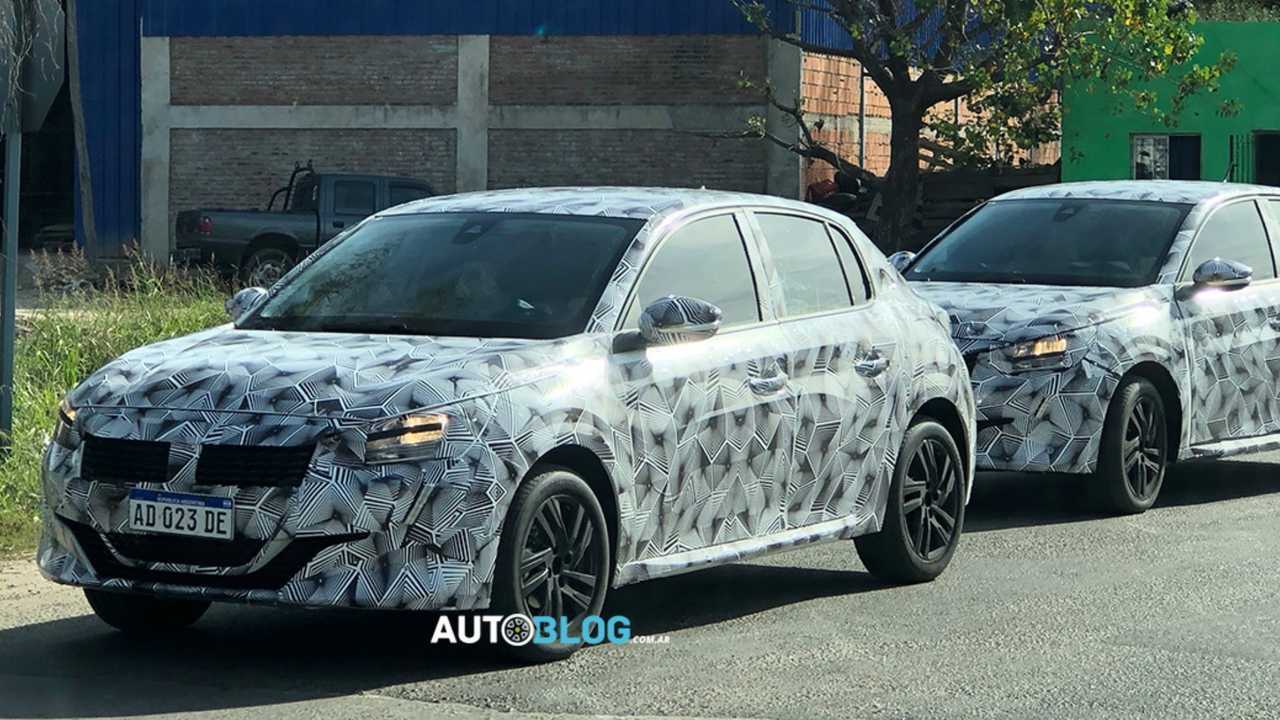 Novo Peugeot 208 - Flagra Argentina