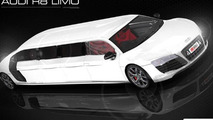 Audi R8 stretch limo by Limo Broker