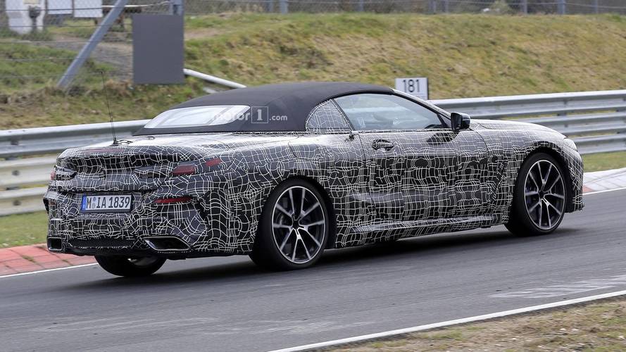 BMW 8 Series Convertible spy photo