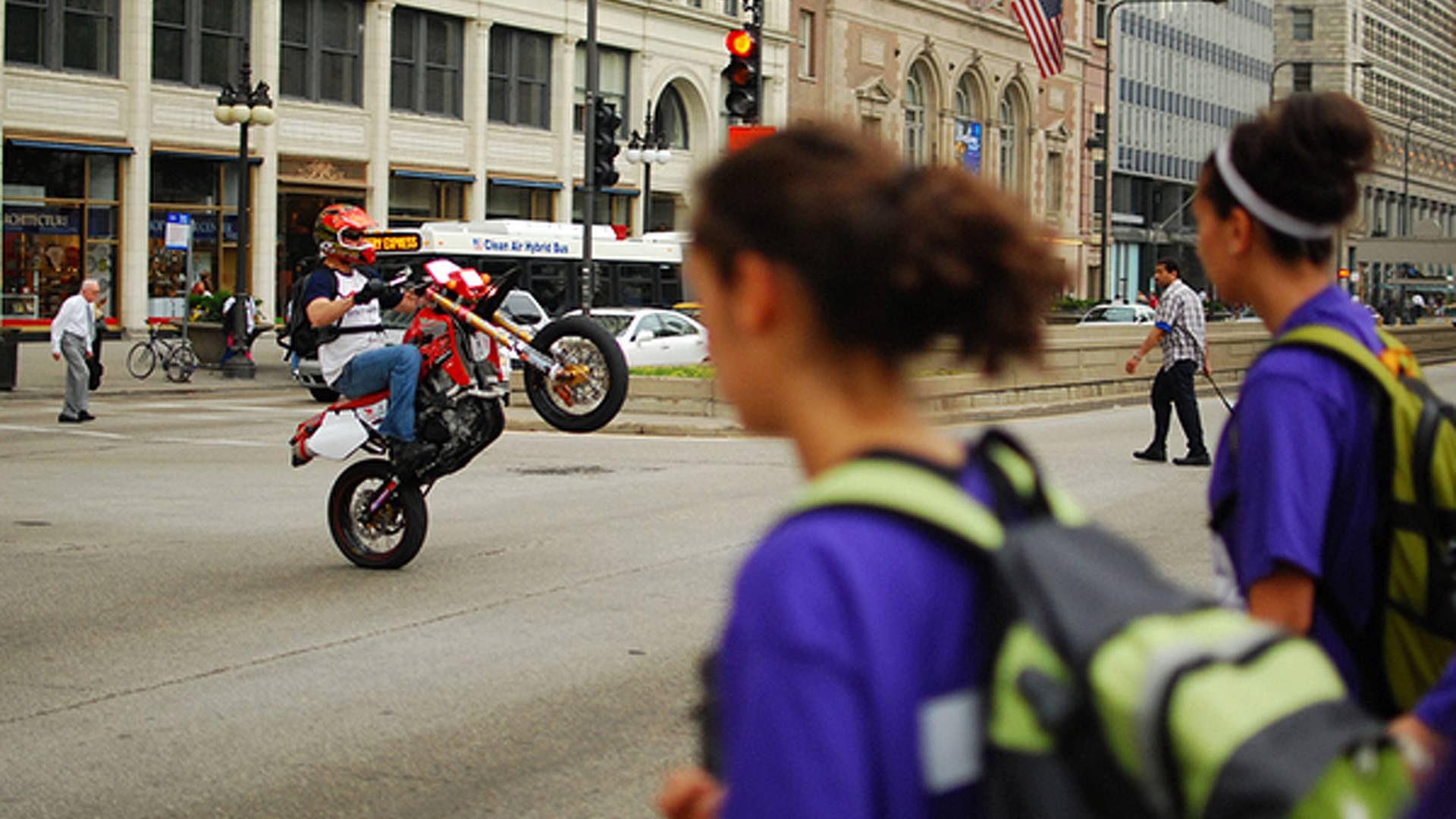 Pull two wheelies in Illinois, go to jail