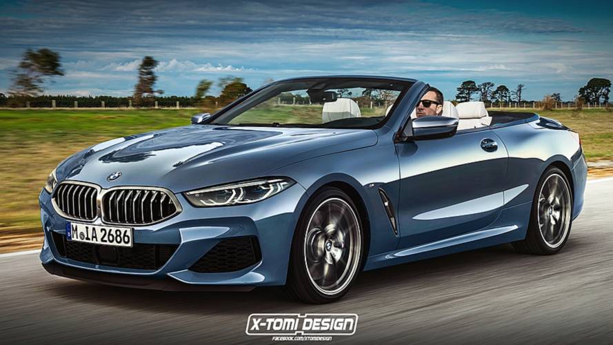 BMW 8 Series Convertible rendering