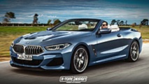 BMW 8 Series Convertible rendering