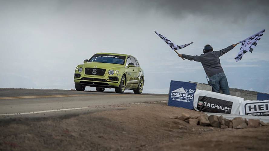 Bentley Bentayga smashes Pikes Peak SUV record