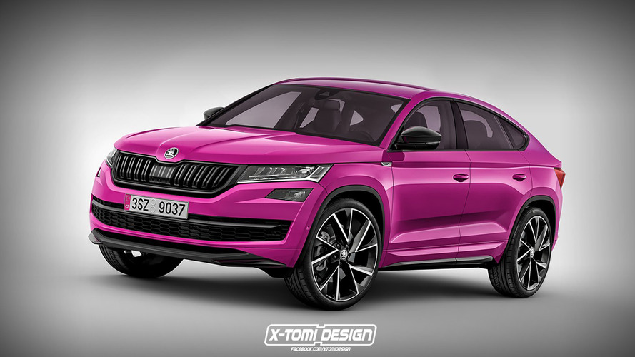 Skoda Kodiaq Coupe Rendering