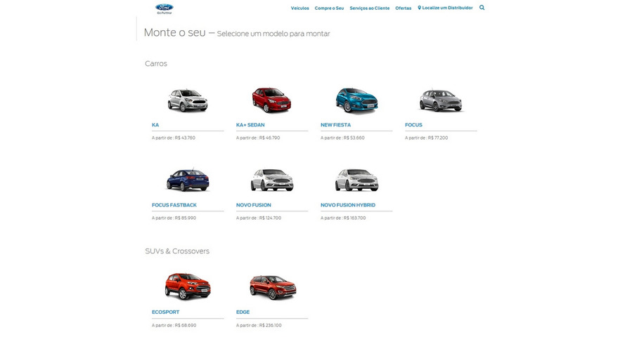 Ford - novo site