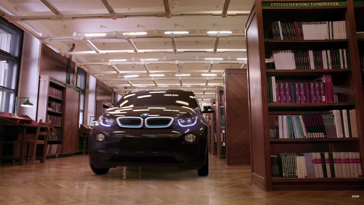 BMW i3 screenshot from the new ad