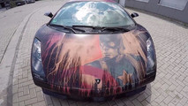 Captain America Lamborghini Gallardo
