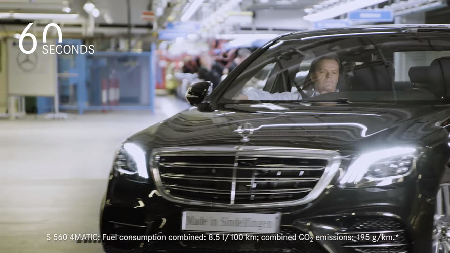 Makyajlı 2018 Mercedes S-Serisi üretim