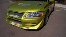 Paul Walker's Mitsubishi Evo from 2 Fast 2 Furious