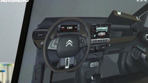 Citroen Cactus production version cabin render 28.10.2013