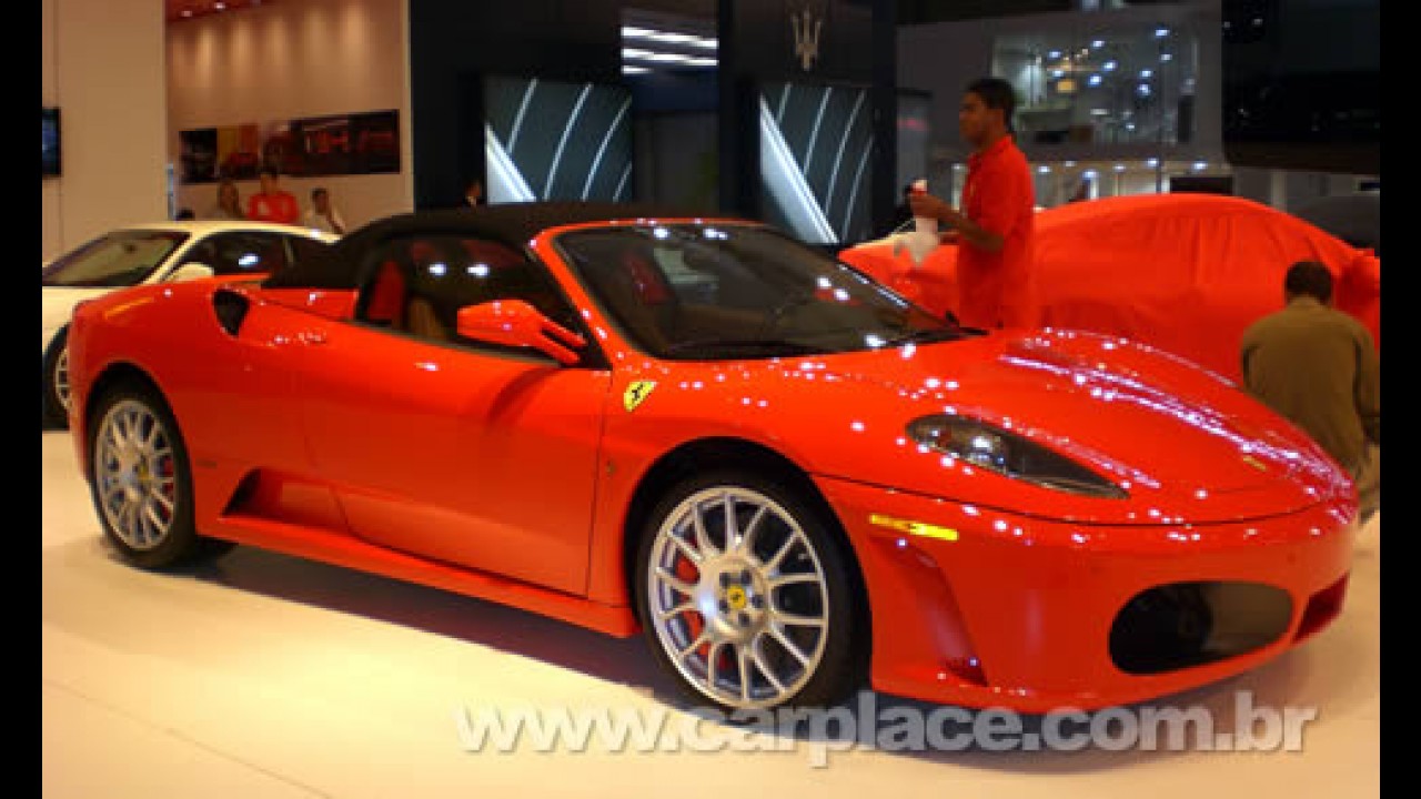Destaques do Salão do Automóvel 2008 - Confira fotos das máquinas da Ferrari