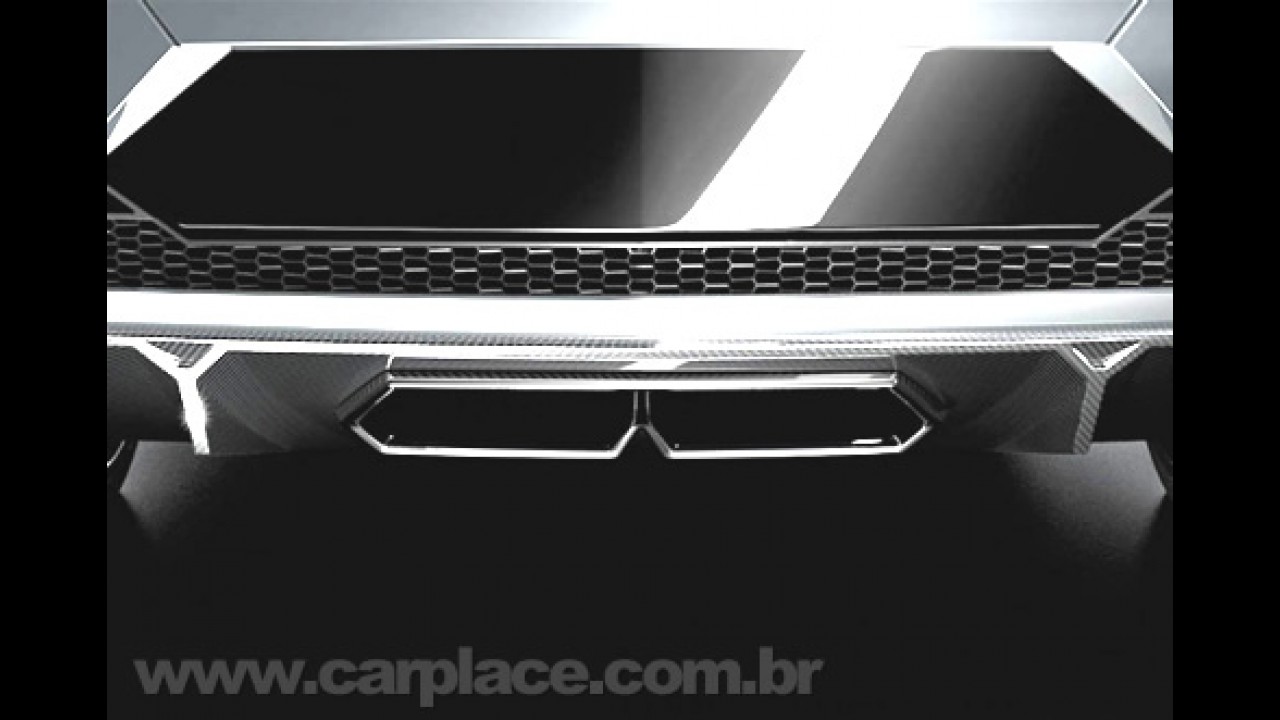 Lamborghini divulga teasers do novo superesportivo que mostrará em Paris