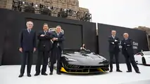 Lamborghini carbon fiber exhibit