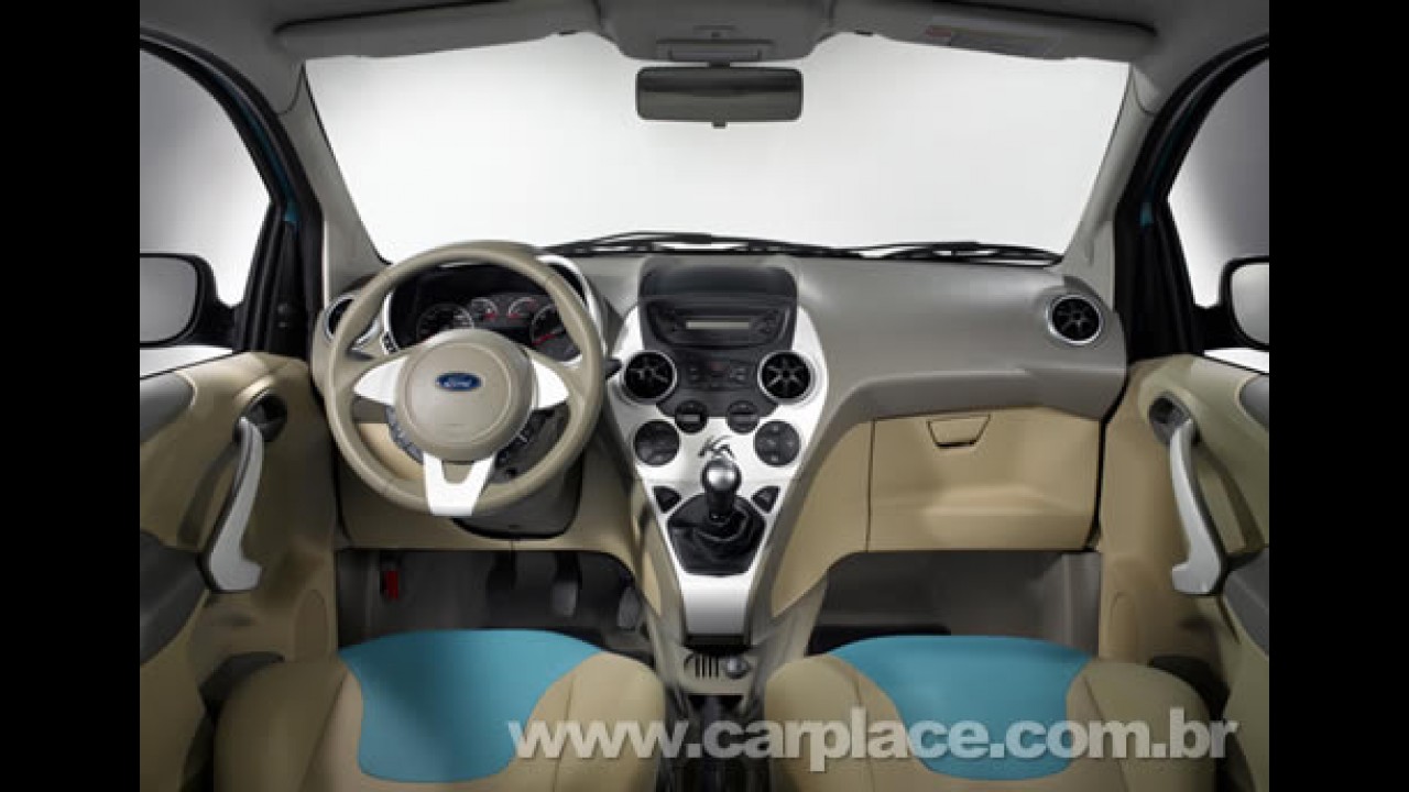 Novo Ford Ka 2009 Europeu: Novas fotos revelam traseira e interior do compacto