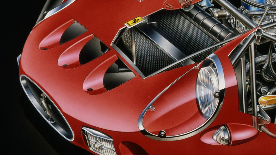 Ferrari 250 GTO Cutaway by: David Kimble