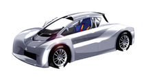 Mitsubishi i-MiEV Pikes Peak prototype design illustration 01.03.2012