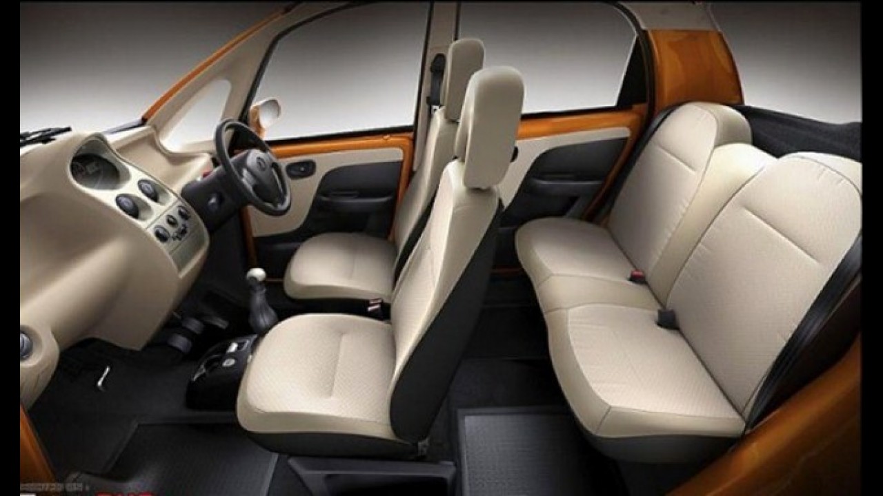 Tata Nano 2012 apresenta novidades e está mais econômico