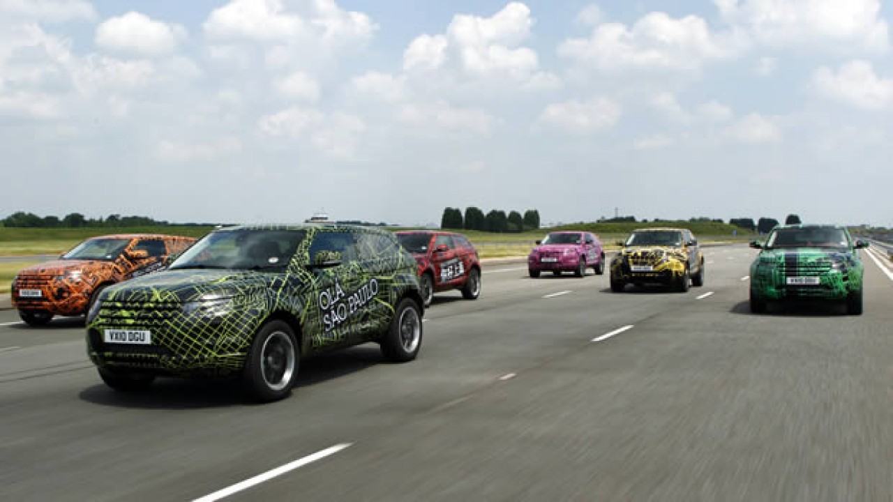 Aparições propositais do Evoque em ação de marketing em 10 cidades no mundo
