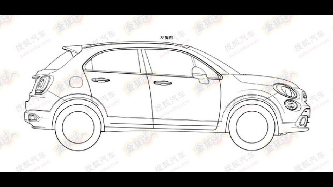 Vazou: novo crossover Fiat 500X aparece em imagens de registro de patente