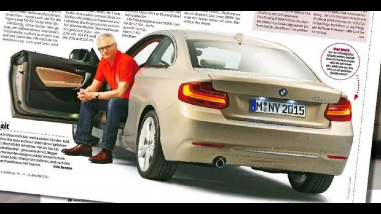 De novo! Vazam mais imagens do novo BMW Série 2