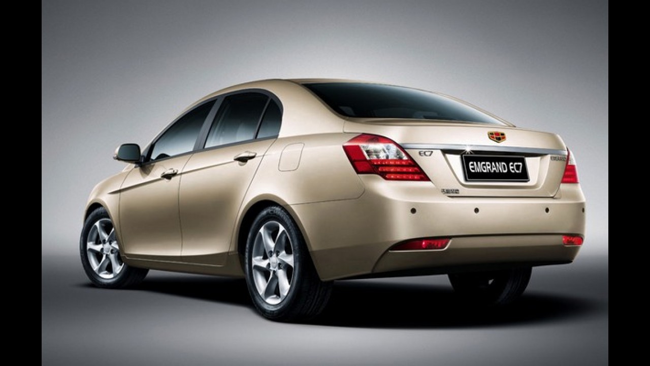 Geely inicia operações no Brasil em janeiro - sedã EC7 será o primeiro a chegar