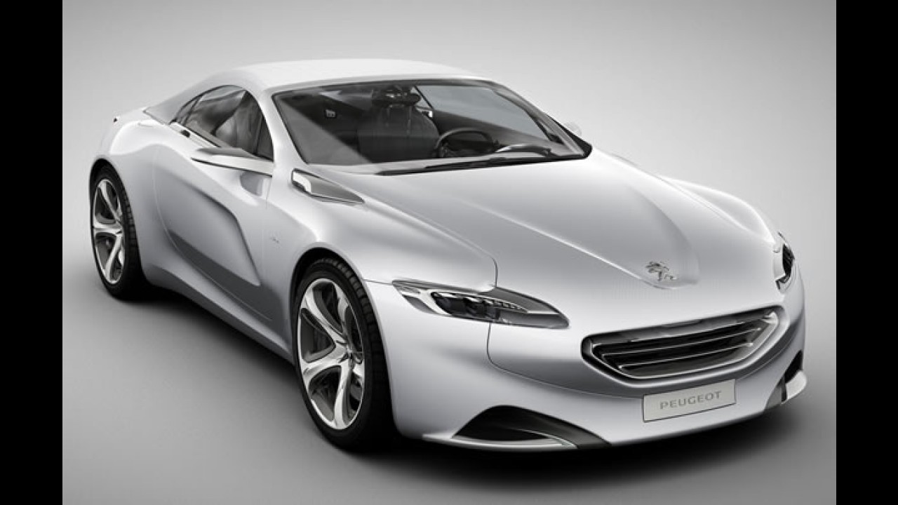 Peugeot divulga a sua nova identidade visual e o novo esportivo híbrido SR1 2010 - Veja fotos