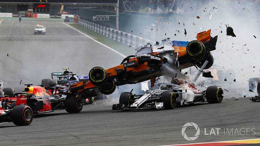 Acidente F1 - Bélgica 2018