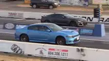 Camaro Races Charger Challenger