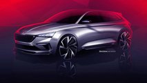 Skoda Vision RS teaser'ları