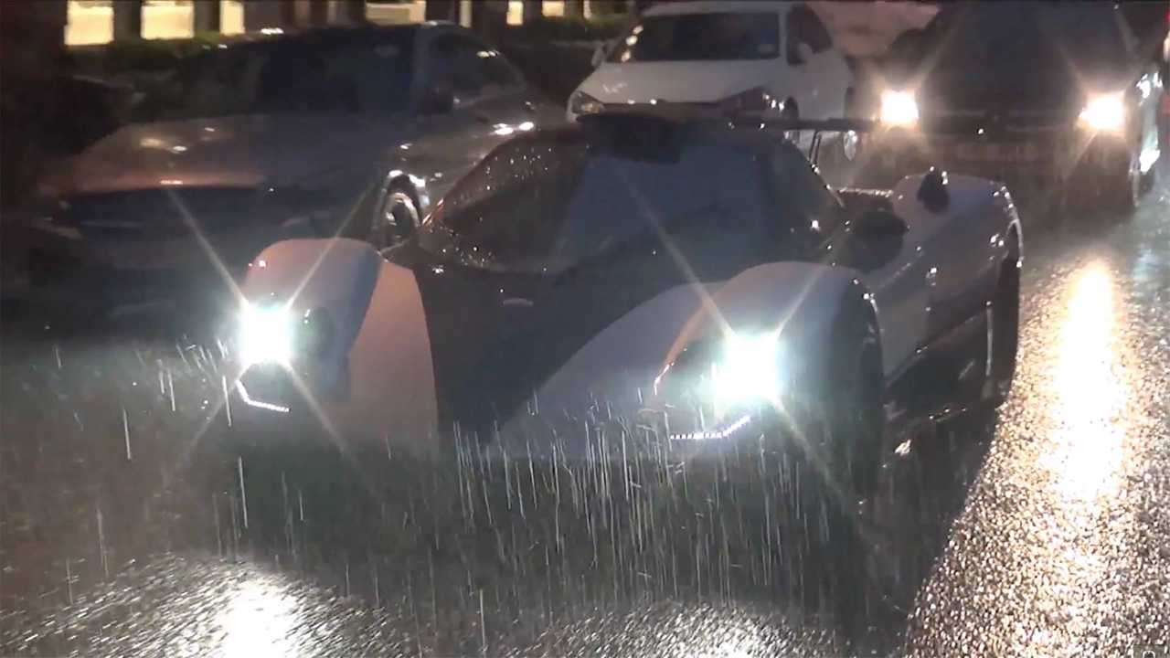 One-Off Pagani Zonda Riviera Looks Majestic In The Rain