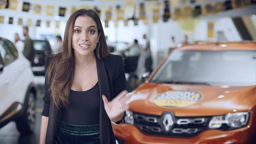 Anitta na Promoção da Renault