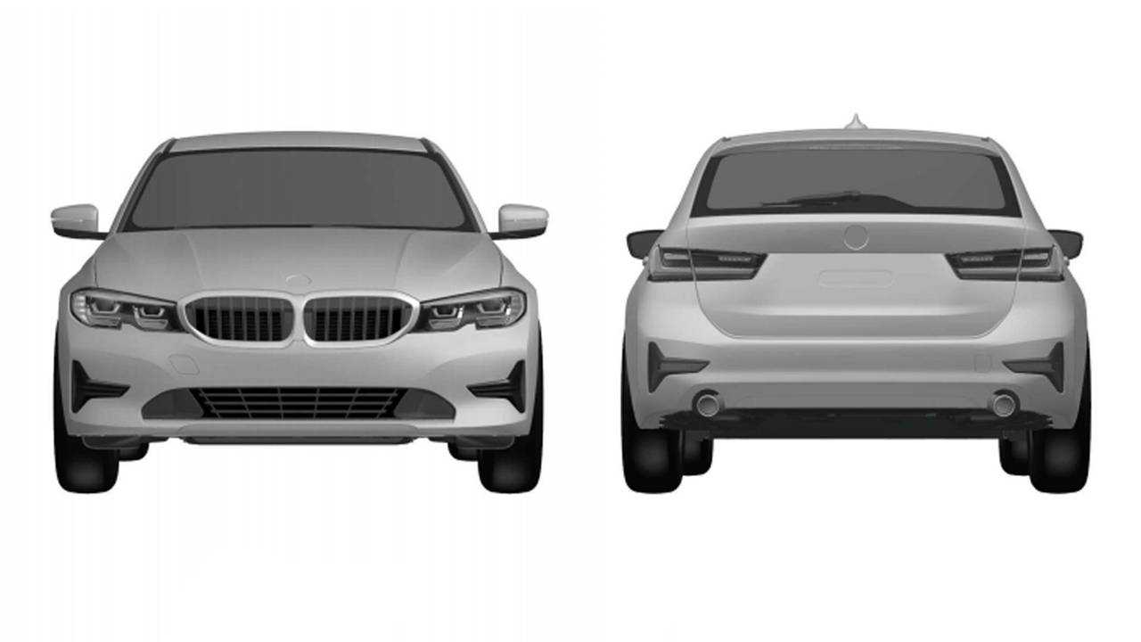 BMW Serie 3 Touring 2019: fotos de la oficina de patentes