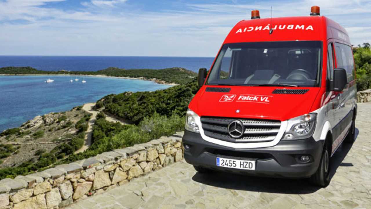 Sprinter di soccorso a Barcellona