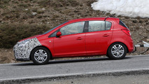 2014 Opel Corsa facelift spy photo