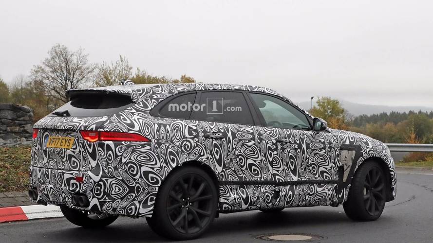 2019 Jaguar F-Pace SVR spy photo
