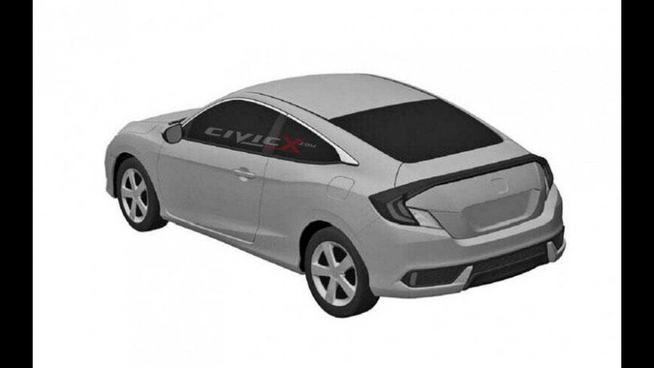 Segredo! Imagens de patente revelam novo Honda Civic 2016
