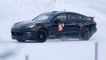 Possible 2019 Porsche Mission E spy photo