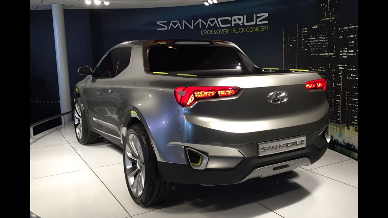 Esperando sinal verde, picape Hyundai Santa Cruz deve ser baseada no Tucson
