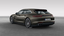 Porsche Panamera Sport Turismo 2018 rendu