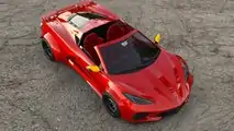 Chevrolet Corvette C8 Ferrari Testarossa Render
